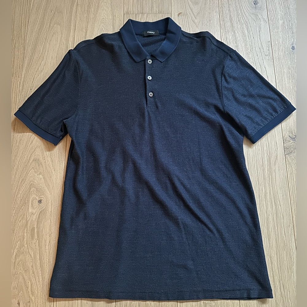 Theory Navy Polo Shirt